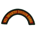 42nd Infantry Division Band Tab, A-1-1132