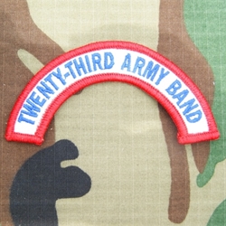 23rd Army Band Tab, A-1-1009