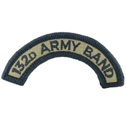 Army Band Tabs Shoulder Sleeve Insignia in OCP / MultiCam® / Scorpion with Velcro®