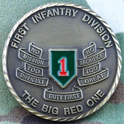 Division Command Sergeant Major , 1st Infantry Division, Big Red One