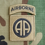 Patch, 82nd Airborne Division with Airborne Tab, MultiCam® with Velcro®