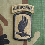 Patch, 173rd Airborne Brigade MultiCam® with Airborne Tab with Velcro®