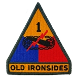 Patch, 1st Armored Division, Color