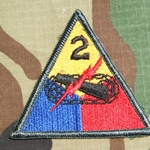 Patch, 2nd Armored Division, without Hell On Wheels Tab, Color