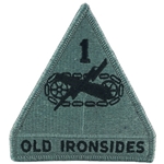 Patch, 1st Armored Division, ACU with Velcro®