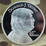 President of the United States (POTUS), Donald J. Trump, 2020, Silver, Type 10