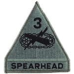 Patch, 3rd Armored Division ACU with Velcro®