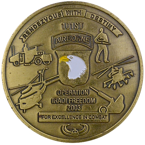 Eagles of War - 101st Airborne Division (Air Assault), 2003 Combat Coin ...