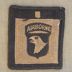 Helmet Patch, 101st Airborne, Prototype