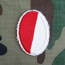 Beret Flash, 1st Squadron (Airborne) 17th Cavalry Regiment Type 3, Cut Edge