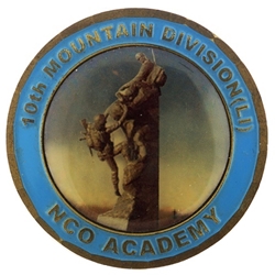 10th Mountain Division, NCO Academy, Type 1