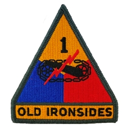 Patch, 1st Armored Division, Color