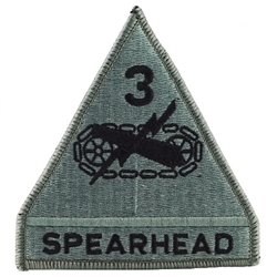 Patch, 3rd Armored Division ACU with Velcro®